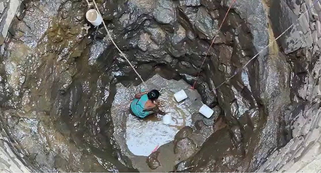 <div class="paragraphs"><p>The well is reportedly the only source of water for the 300-odd people residing in the village, located near Nashik.</p></div>