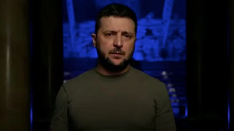 <div class="paragraphs"><p>Ukrainian President Volodymyr Zelenskyy  appeared in a taped video on Sunday, 3 April, at the Grammy Awards in Las Vegas to make a plea for support for his war-torn country.</p></div>