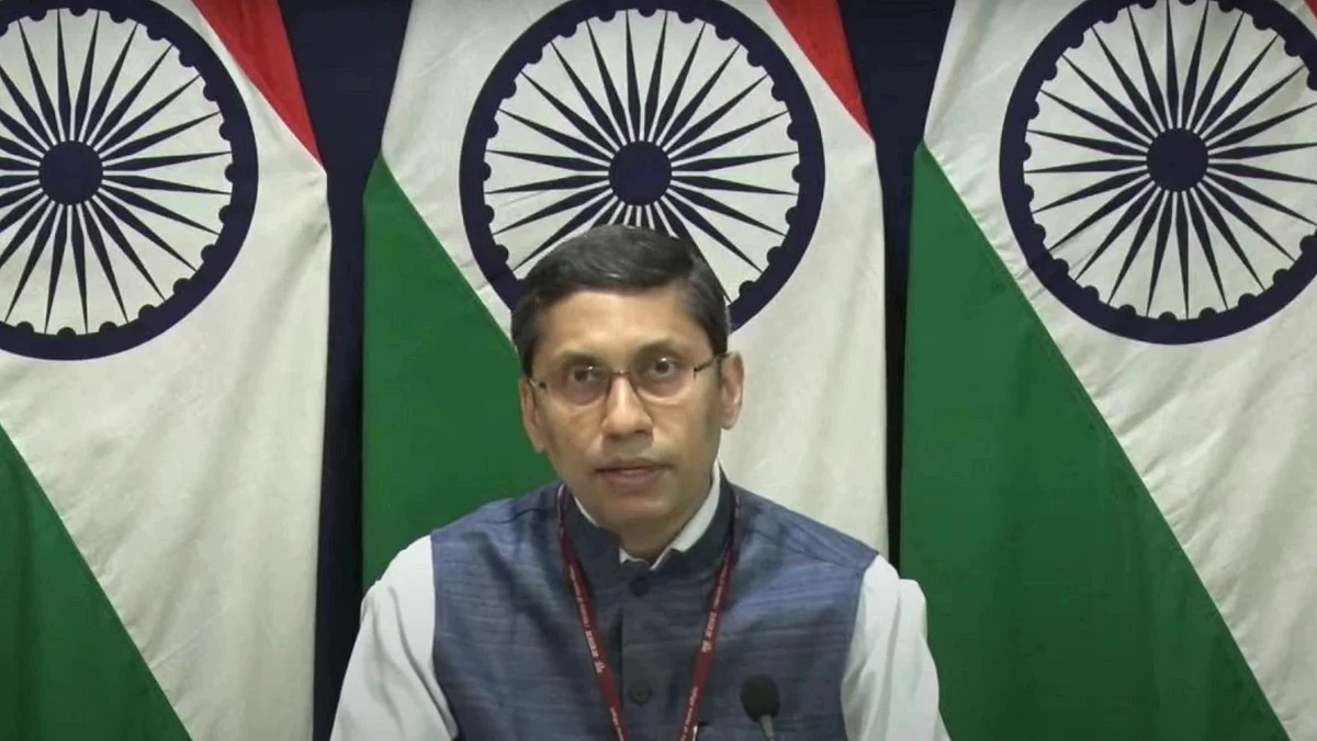 <div class="paragraphs"><p>External Affairs Ministry spokesperson Arindam Bagchi.</p></div>