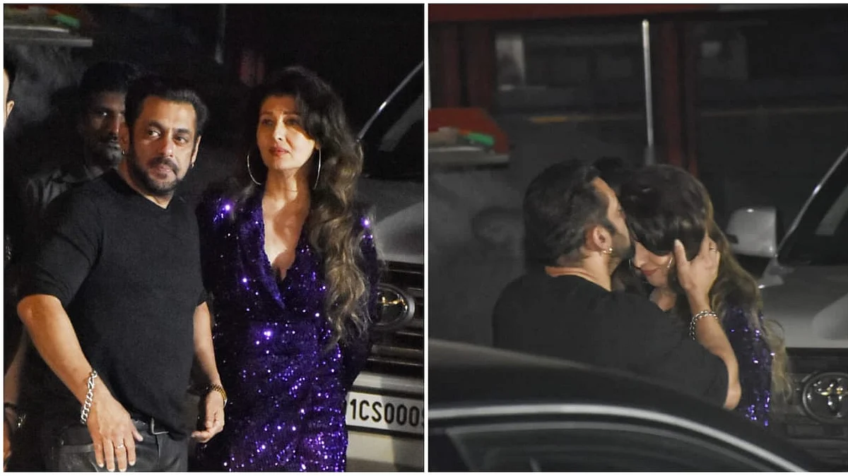 <div class="paragraphs"><p>Sangeeta Bijlani attends Salman Khan's birthday bash.</p></div>