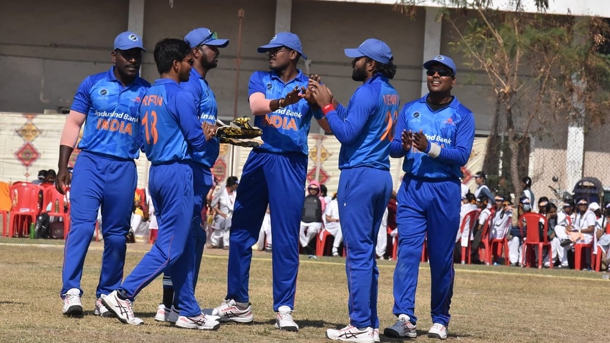 <div class="paragraphs"><p>Blind T20 World Cup: India won their third consecutive by beating Bangladesh.</p></div>