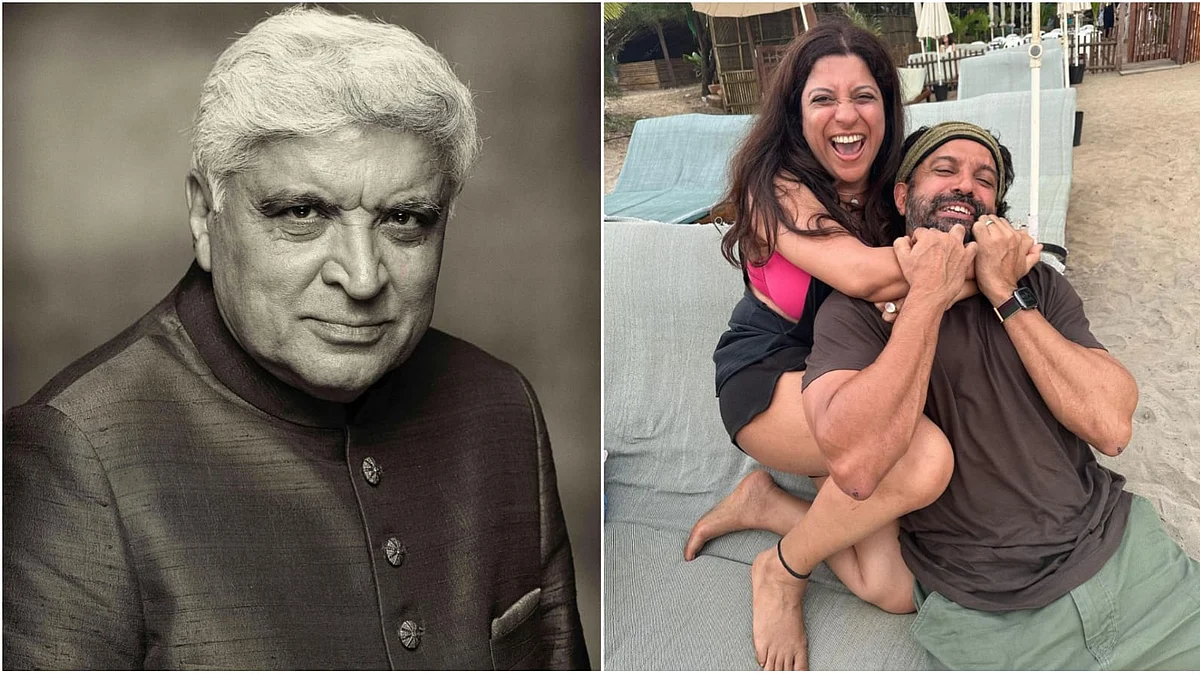 <div class="paragraphs"><p>Farhan Akhtar and Zoya Akhtar wish Javed Akhtar on his birthday.</p></div>