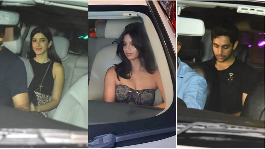 <div class="paragraphs"><p>Shanaya Kapoor, Suhana Khan, Agastya Nanda arrive for Tania Shroff's birthday.</p></div>