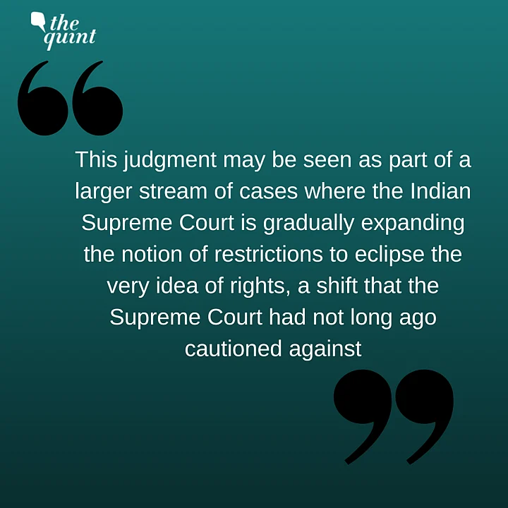 This judgment removes one of the few potential safeguards against the overbroad provisions of the UAPA.