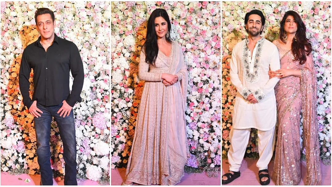 <div class="paragraphs"><p>Celebs arrive at Arpita Khan-Aayush Sharma's Eid party.</p></div>