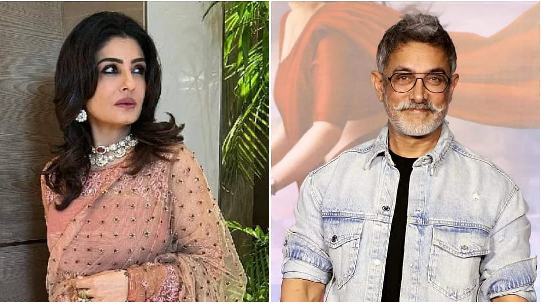 <div class="paragraphs"><p>Raveena Tandon and Aamir Khan to participate in 'Mann Ki Baat @100.'</p></div>