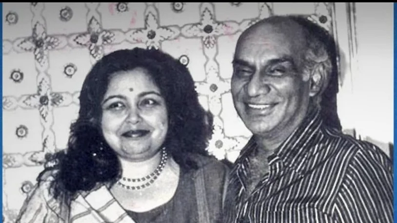 <div class="paragraphs"><p>Pamela and Yash Chopra.</p></div>