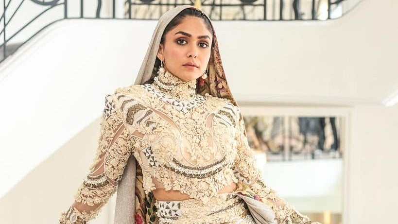 <div class="paragraphs"><p>Mrunal Thakur is the first celebrity to sport a hooded couture look at Cannes.</p></div>