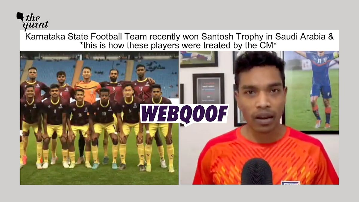 <div class="paragraphs"><p>The video talked about the disregard towards the Karnataka Football Team by the CM.&nbsp;</p></div>