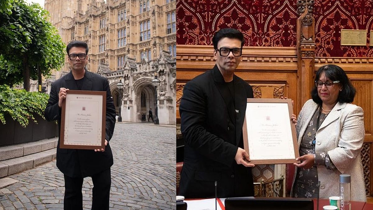 <div class="paragraphs"><p>Filmmaker Karan Johar was honoured by UK Parliament for his contribution of 25 years to the global film industry on Tuesday, 20 June.</p></div>