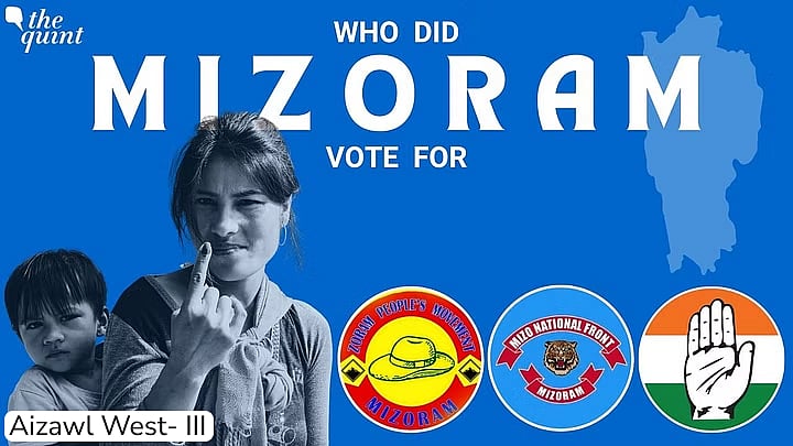 <div class="paragraphs"><p>MNF, ZPM, or Congress: Who will win the three-cornered contest in 2023 Mizoram Election's Aizawl West- III seat? <br><br> The Quint</p></div>