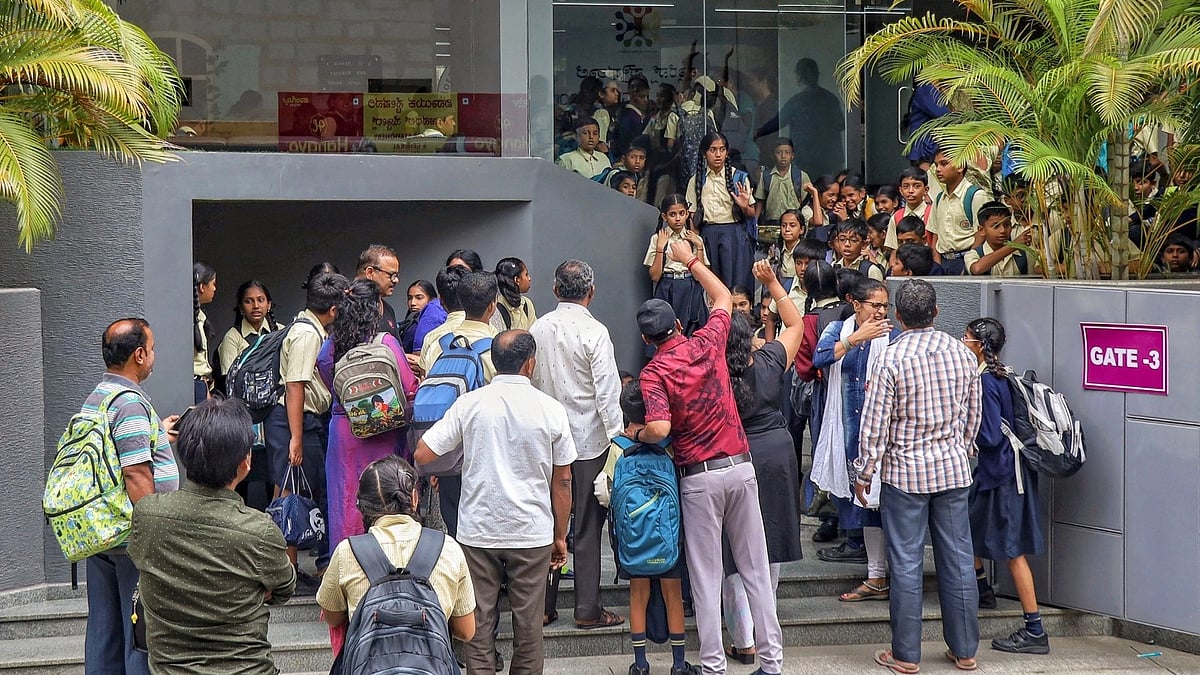 <div class="paragraphs"><p>The students were immediately evacuated from the school premises, police said, adding no suspicious objects have been found yet.</p></div>