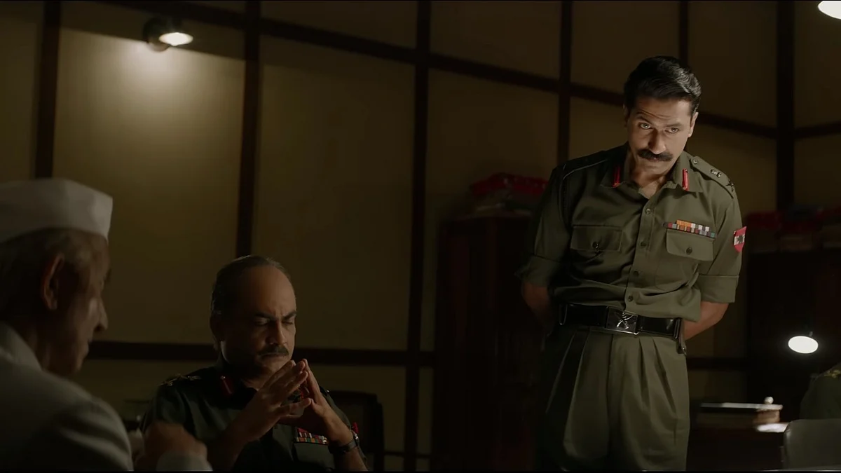 <div class="paragraphs"><p>Vicky Kaushal in and as<em> Sam Bahadur.</em></p></div>