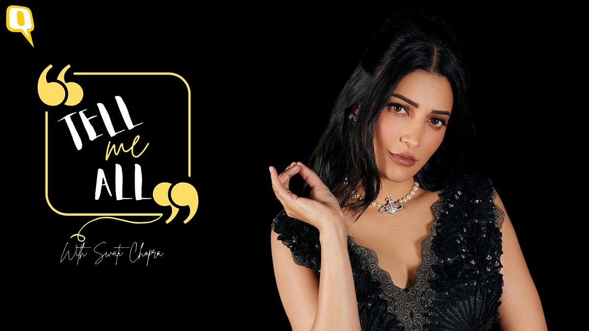 <div class="paragraphs"><p>Actor-musician Shruti Haasan speaks to<em> <strong>The Quint.</strong></em></p></div>