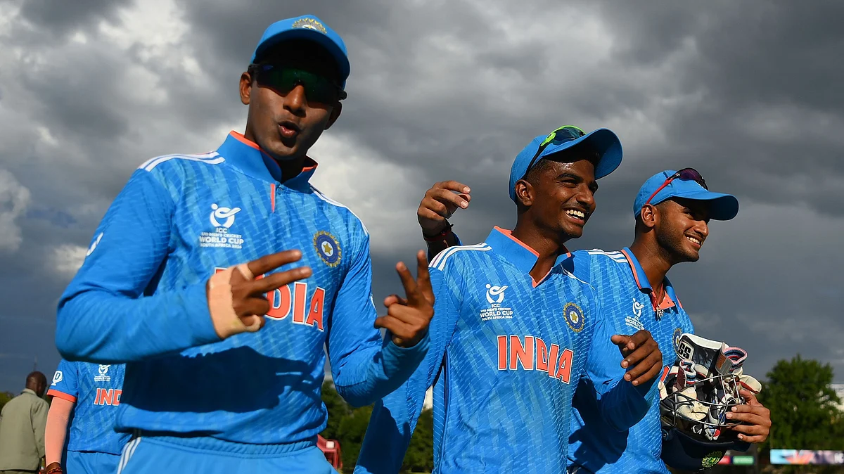 <div class="paragraphs"><p>Indian team players from ICC U19 Men's Cricket World Cup </p></div>