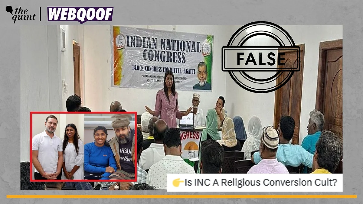 <div class="paragraphs"><p>Fact-Check | The viral claim of the woman seen with Gandhi being the wife of Daniel Stephen Courney is false.</p></div>