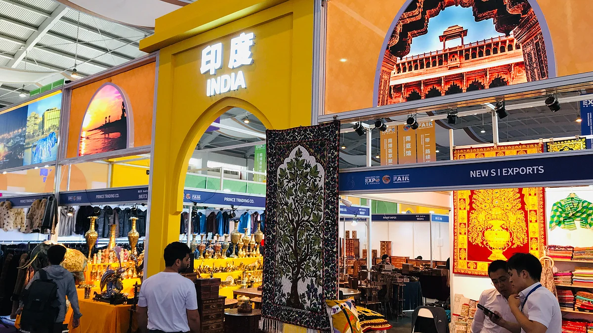 <div class="paragraphs"><p>The India Pavilion at the 8th China-South Asia Expo in Kunming, capital city of southwestern China’s Yunnan Province. The expo kicked off on July 23, 2024.</p></div>