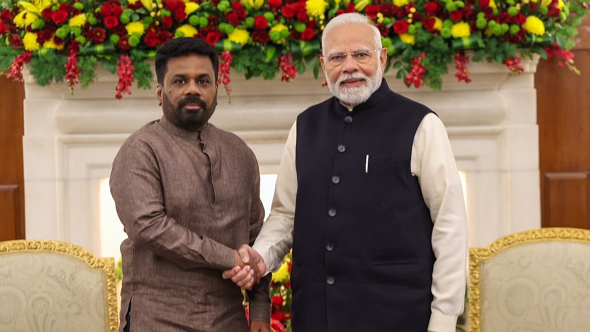 <div class="paragraphs"><p>Sri Lankan President Anura Kumara Dissanayake and Prime Minister Narendra Modi holding bilateral talks in New Delhi on Monday, 16 December.&nbsp;</p></div>