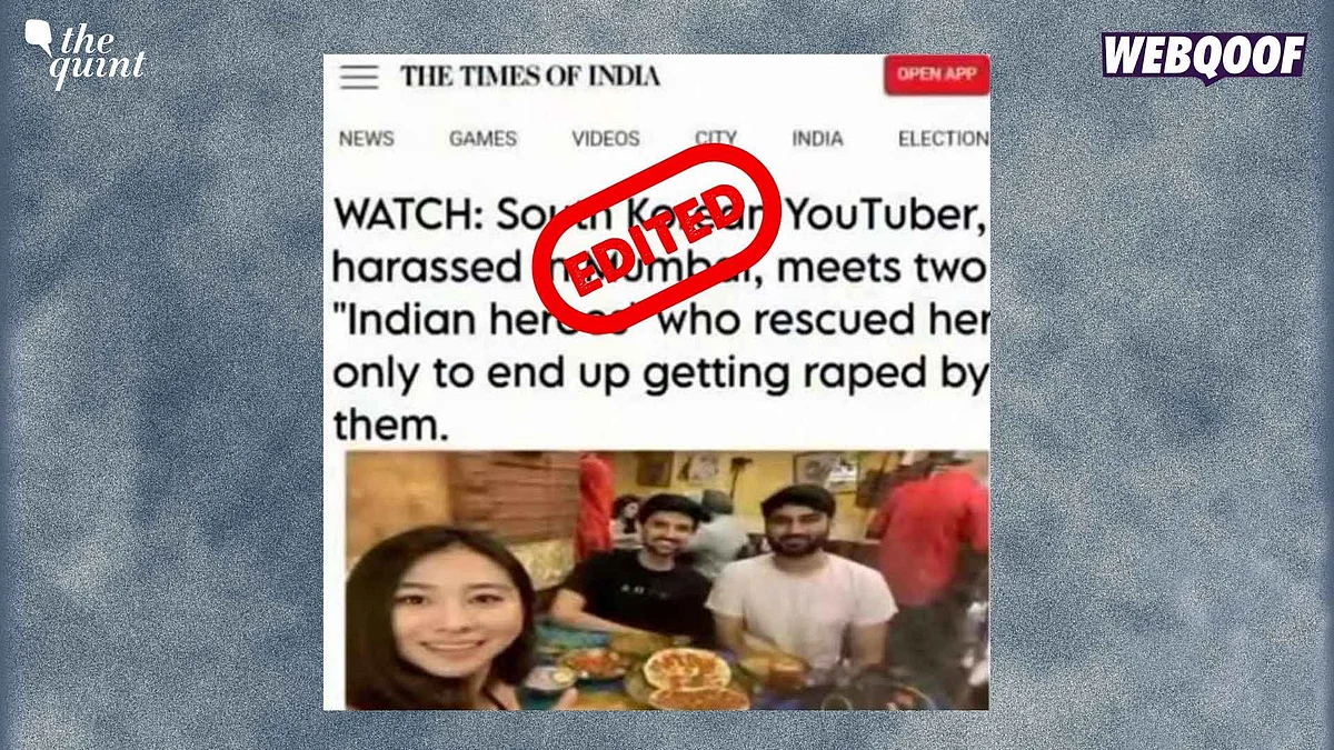 <div class="paragraphs"><p>Fact-Check: This screenshot has been edited. No such incident took place.&nbsp;</p></div>