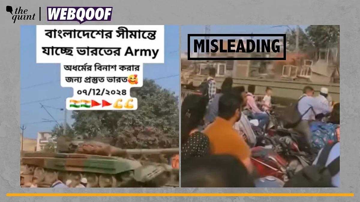<div class="paragraphs"><p>Fact-Check | The video is at least a month old and is from Uttar Pradesh's Muzaffarnagar.&nbsp;</p></div>