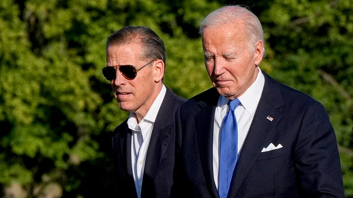 <div class="paragraphs"><p>Outgoing US President Joe Biden with his son, Hunter. Image used for representational purposes only.&nbsp;</p></div>