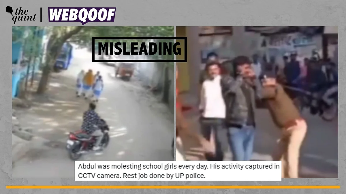 <div class="paragraphs"><p>Fact-Check | This clip shows footage from two different and unrelated incidents, which makes the claim misleading.</p></div>