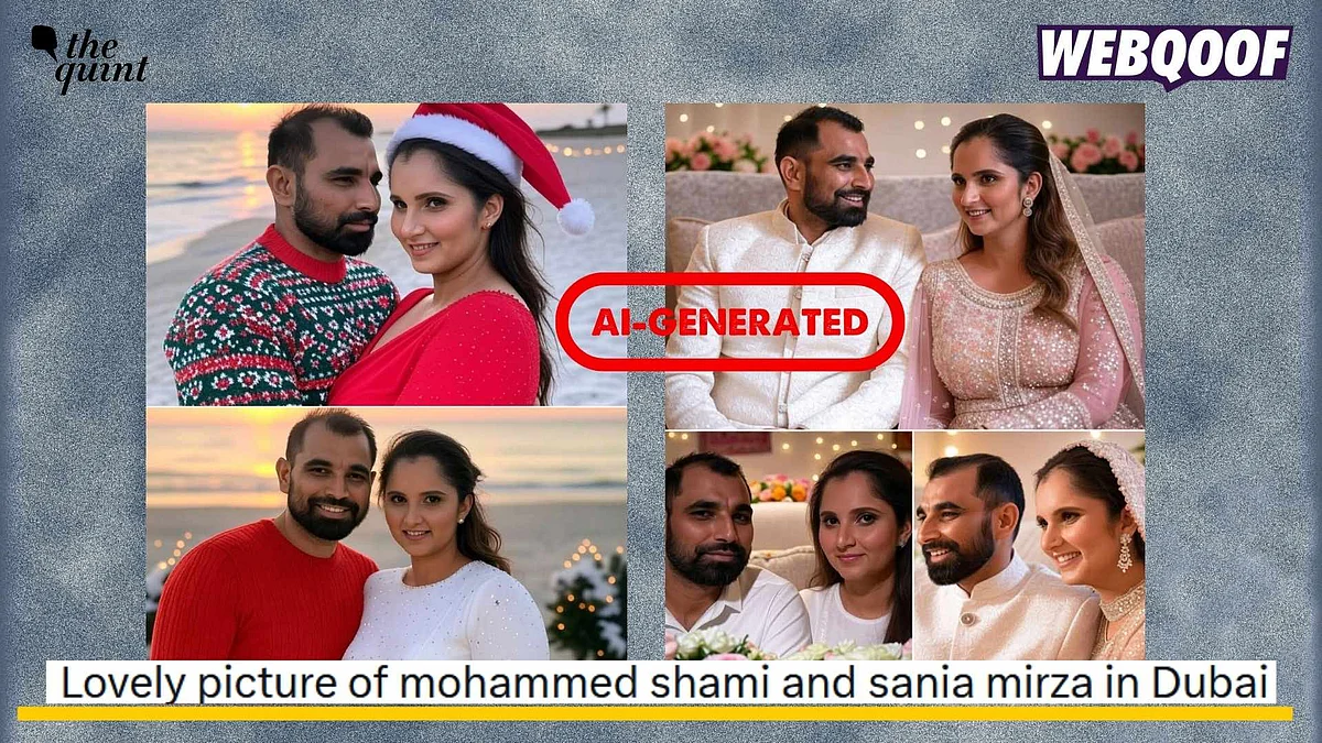 <div class="paragraphs"><p>Fact-check: AI-generated images of Mohammed Shami and Sania Mirza are going viral as real pictures of them posing as a couple.</p></div>