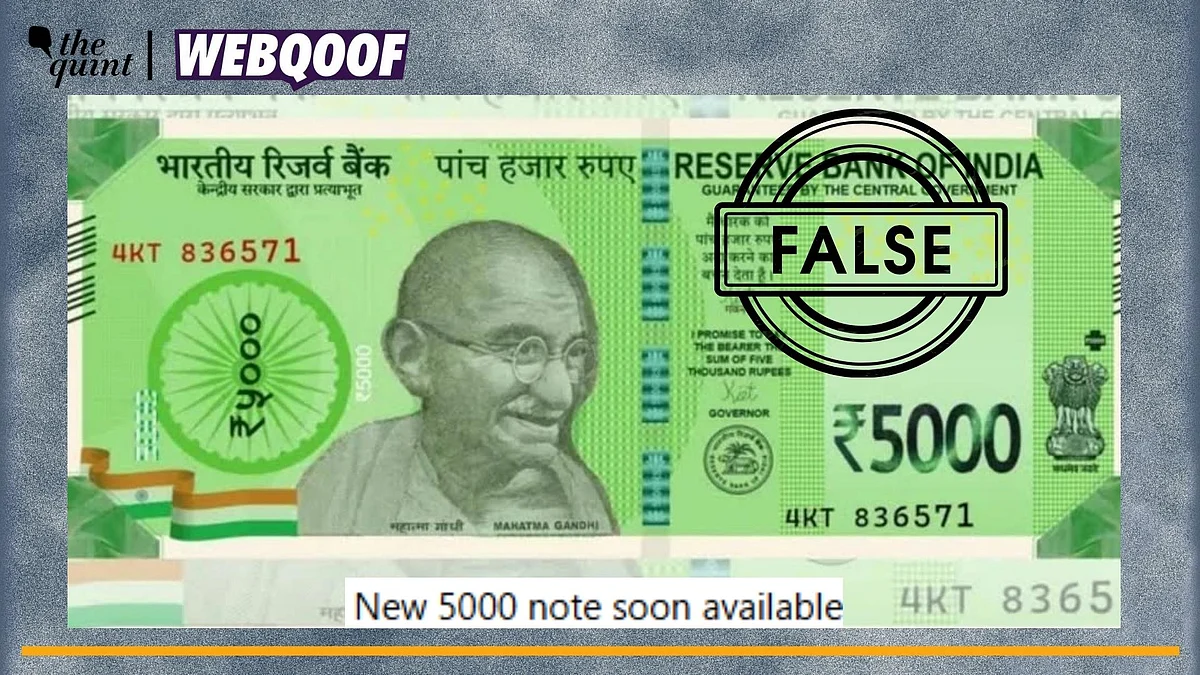 <div class="paragraphs"><p>Fact-Check |The Reserve Bank of India is not releasing Rs 5000 note.</p></div>