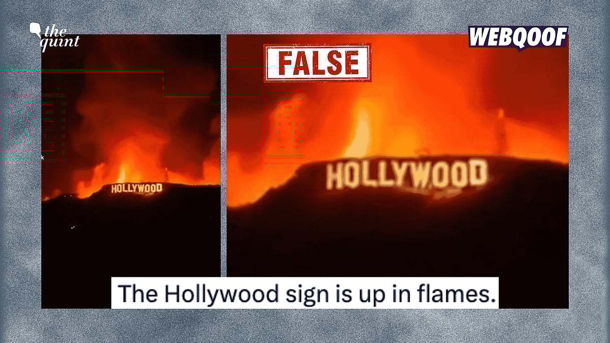 <div class="paragraphs"><p>The viral clip is fake as the Hollywood sign in Los Angeles has not caught fire amid the souther California wildfires.</p></div>