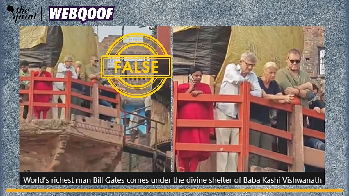 <div class="paragraphs"><p>Fact-Check | The video is old and does not show former Microsoft CEO Bill Gates visiting Kashi&nbsp; Vishwanath Temple.</p></div>