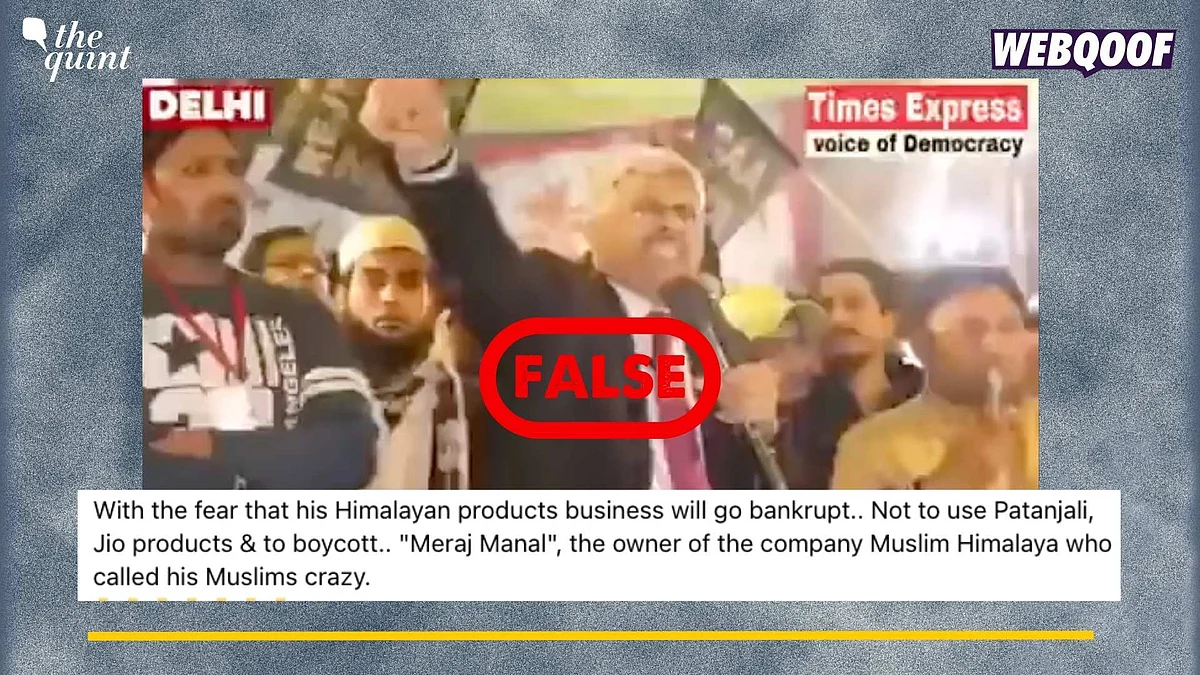 <div class="paragraphs"><p>Fact-Check: The man in the video is a lawyer and not the founder of Himalaya.</p></div>