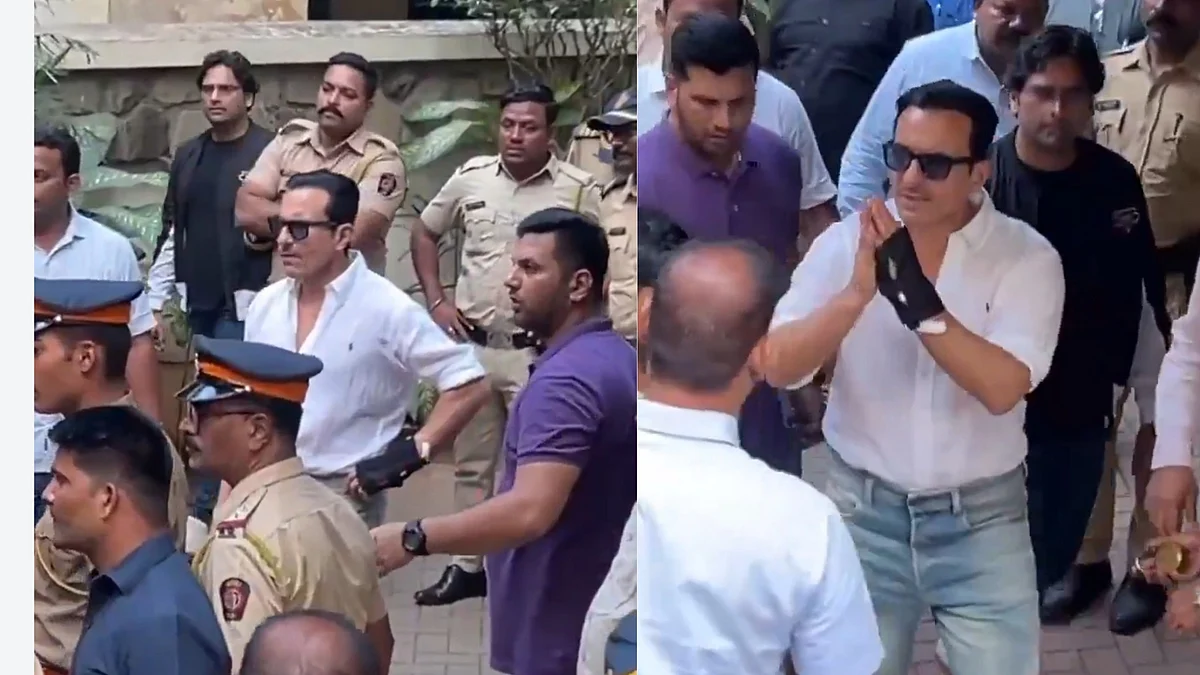 <div class="paragraphs"><p>Actor Saif Ali Khan discharged from the hospital six days after the knife attack at his Bandra home.</p></div>
