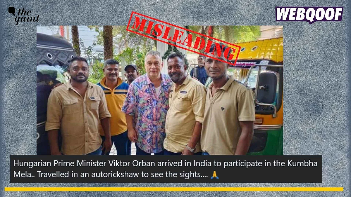 <div class="paragraphs"><p>Fact-Check: A photo of Hungarian Prime Minister Viktor Orbán is going viral to claim that it was clicked in Prayagraj's Maha Kumbh Mela 2025.</p></div>