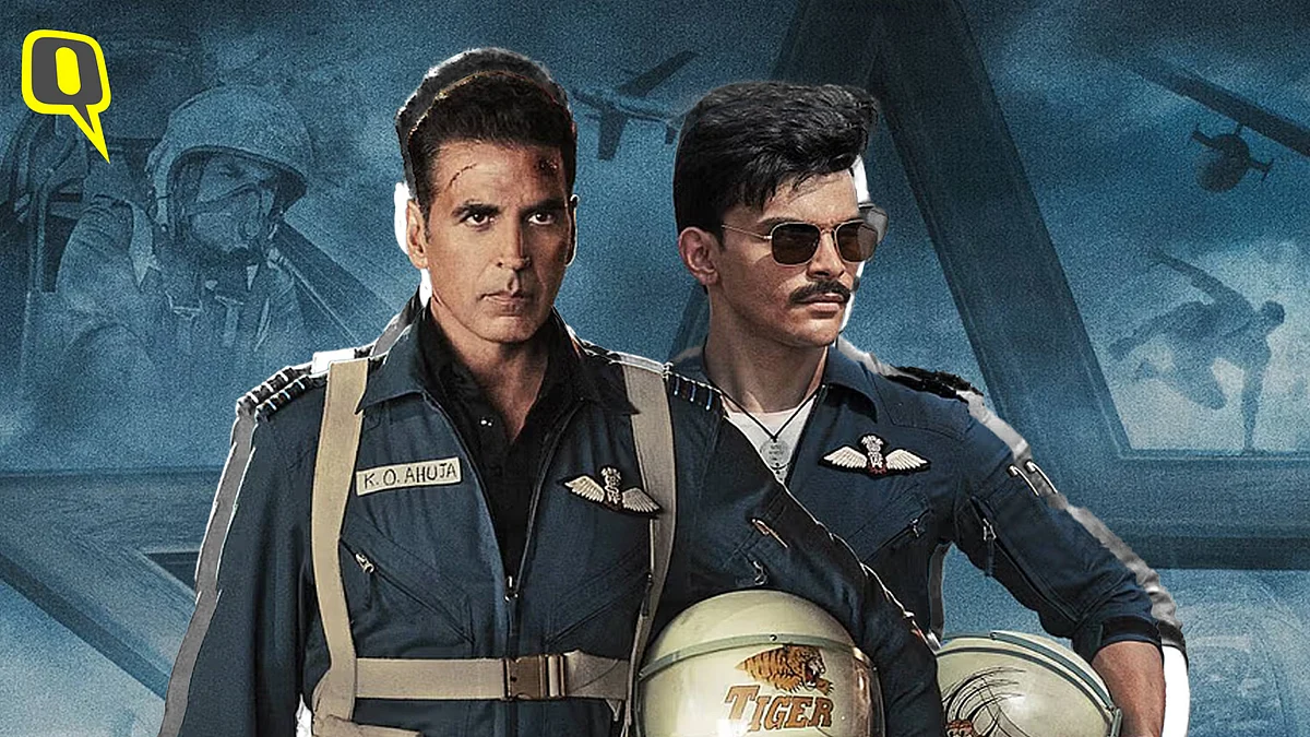 <div class="paragraphs"><p>Akshay Kumar and Veer Pahariya in 'Sky Force'.&nbsp;</p></div>