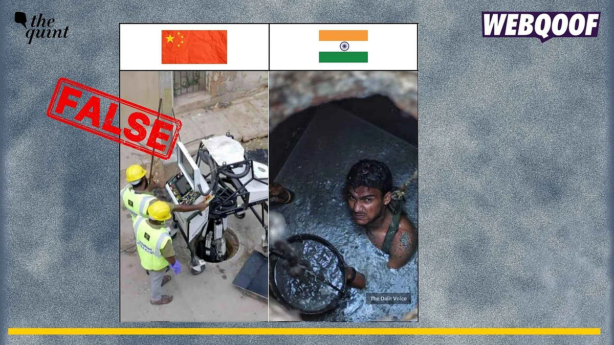 <div class="paragraphs"><p>Fact-check: An image of a robotic machine cleaning sewers in India has been falsely linked to China.</p></div>