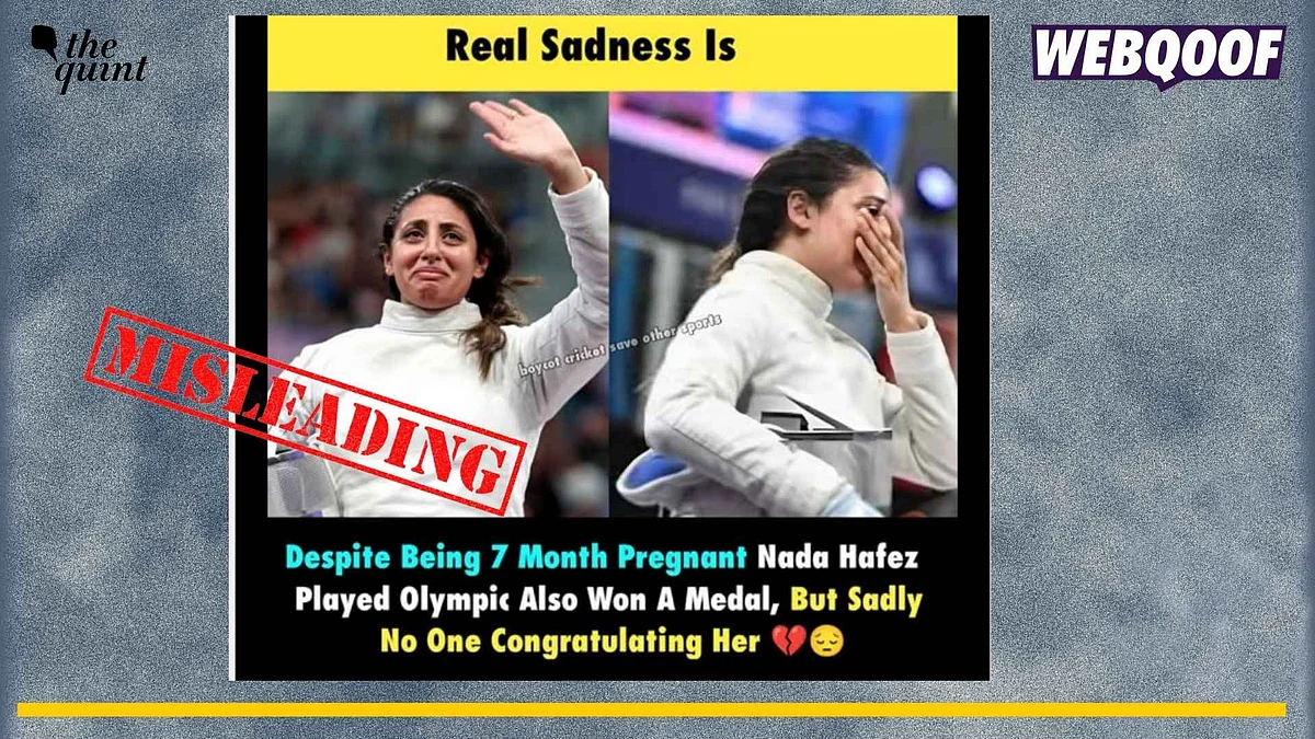 <div class="paragraphs"><p>Fact-check: A false claim about fencer Nada Hafez being Indian and winning a medal at the Paris Olympics is going viral online.</p></div>