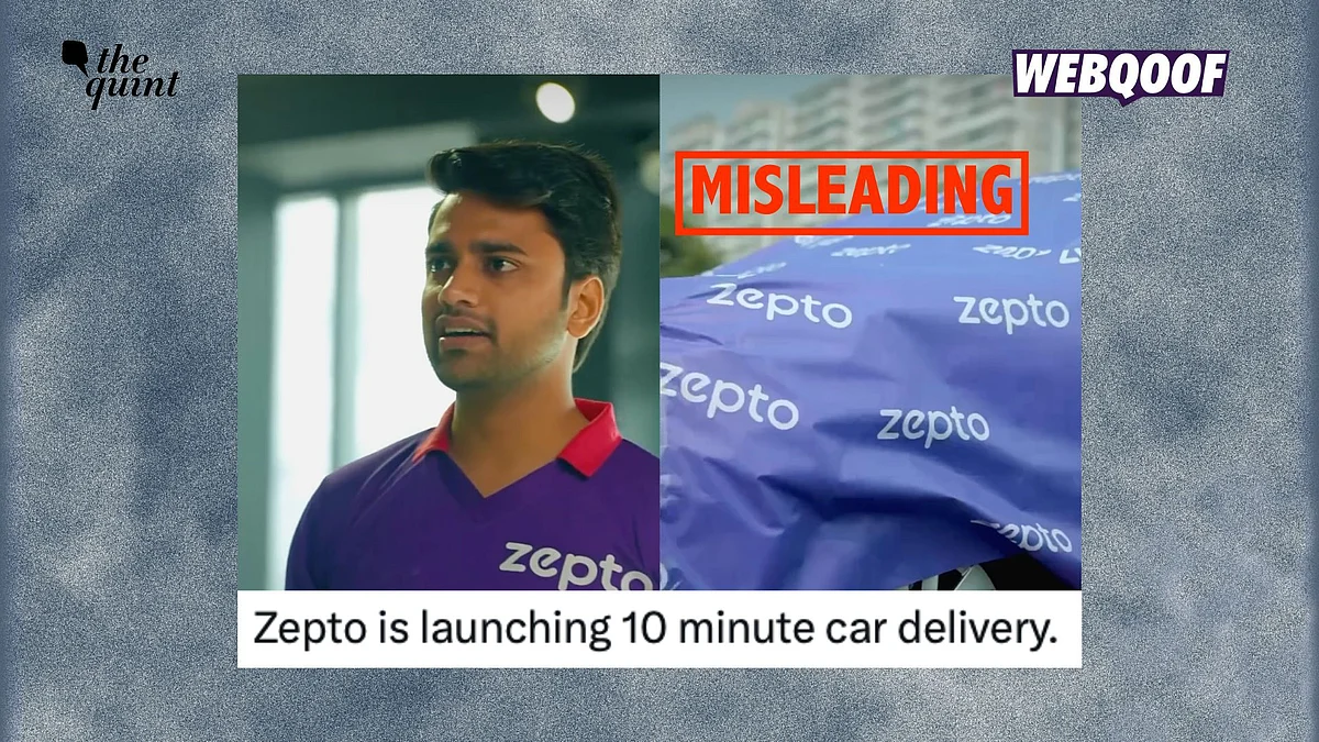 <div class="paragraphs"><p>A misleading claim which states that quick commerce platform Zepto is delivering cars in ten minutes has gone viral on social media.</p></div>