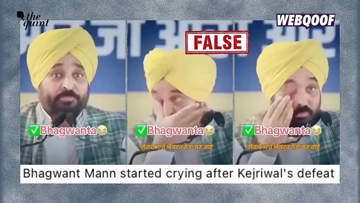 <div class="paragraphs"><p>An old video is being shared with the false claim that it shows Punjab CM Bhagwant Mann after AAP and Arvind Kejriwal lost the 2025 Delhi Assembly elections.</p></div>