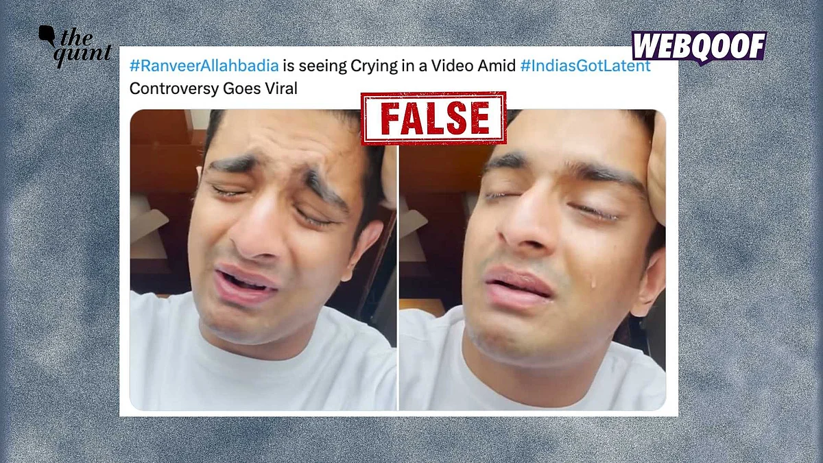 <div class="paragraphs"><p>An old video of Ranveer Allahbadia crying has gone viral on social media, where users have incorrectly linked it to the recent controversy surrounding his statements on India's Got Latent.</p></div>