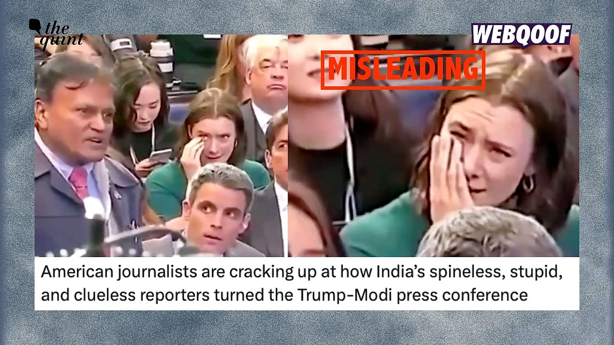 <div class="paragraphs"><p>A five-year-old video has gone viral with the misleading claim that it shows an American reporter mocking an Indian journalist during the recent Modi-Trump joint press conference.</p></div>