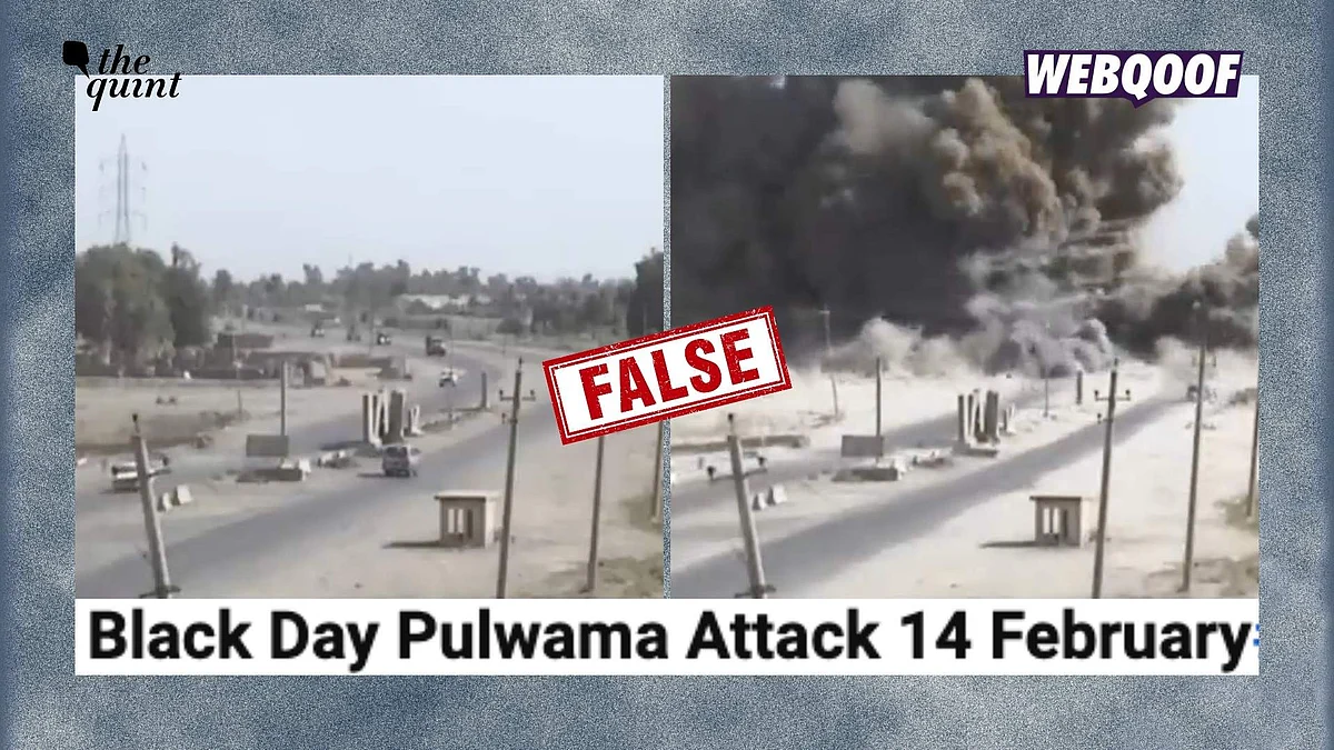 <div class="paragraphs"><p>An 11-year-old video from Iraq has been revived with the false claim that it shows footage of the 2019 Pulwama terror attack in Jammu and Kashmir. </p></div>