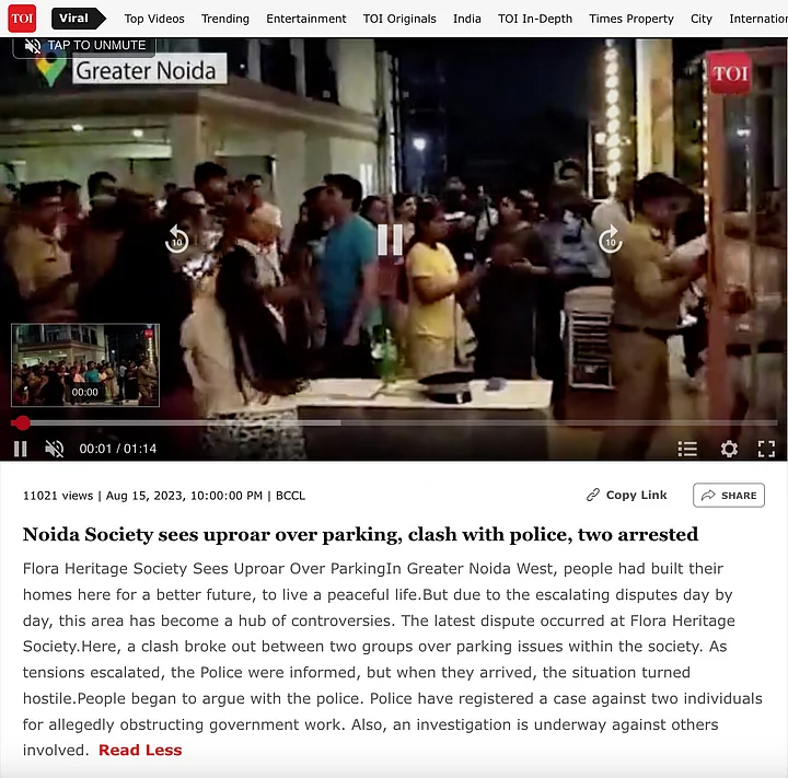 This video dates back to 2023 and is not related to Ranveer Allahbadia or Samay Raina.