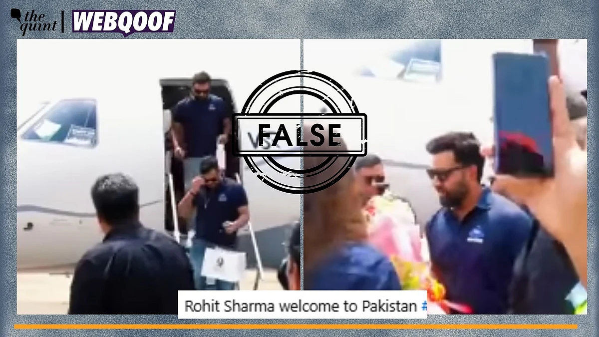 <div class="paragraphs"><p>Fact-Check | The video is old and does not show Rohit Sharma arriving in Pakistan.</p></div>