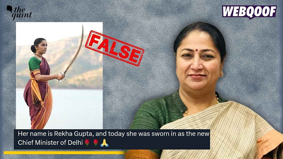 <div class="paragraphs"><p>A video of actor Payal Jadhav wielding sword is being falsely shared as an old video of Delhi CM Rekha Gupta.</p></div>