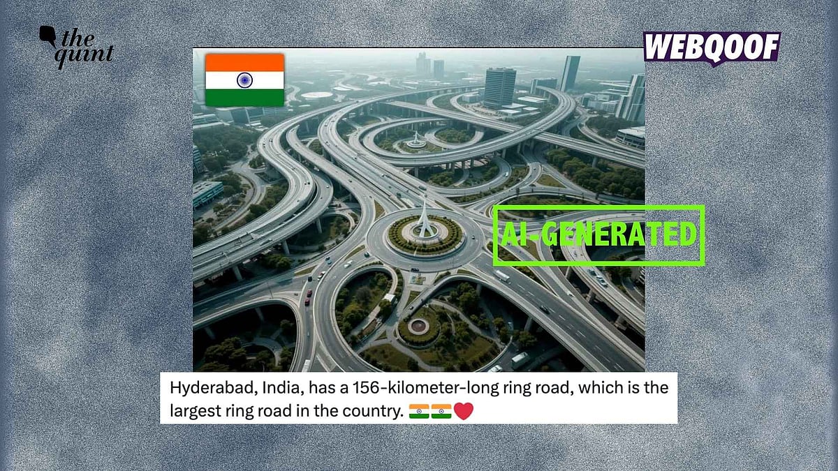 <div class="paragraphs"><p>An AI-generated image has gone viral with the false claim that it shows Hyderabad's Outer Ring Road.</p></div>