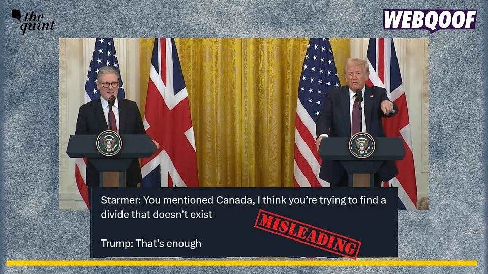<div class="paragraphs"><p>A misleading claim has gone viral online about Donald Trump interrupting and insulting Keir Starmer while the latter was speaking.</p></div>