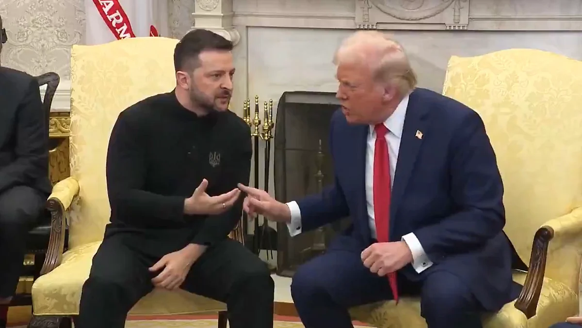 <div class="paragraphs"><p>Underlying the angry exchanges were differences between the Trump administration and the Ukrainian government over the so-called “minerals deal” that Zelensky was scheduled to sign.</p></div>