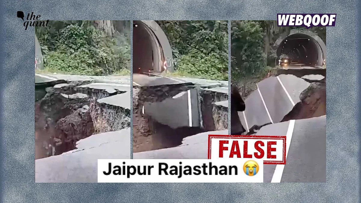 <div class="paragraphs"><p>An old video from Turkey is being shared to falsely claim that it shows a road which recently collapsed in Jaipur, Rajasthan.</p></div>