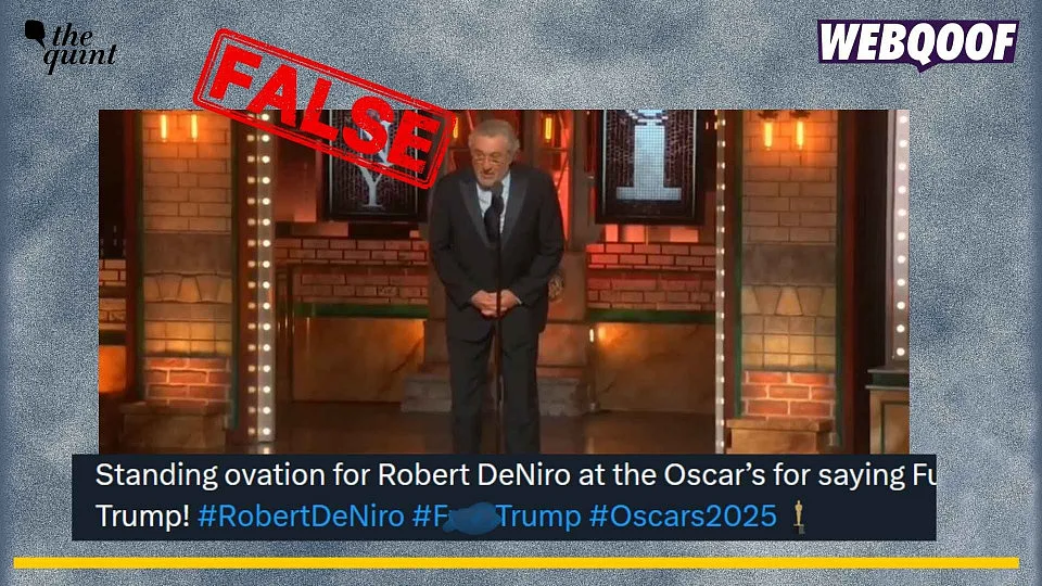 <div class="paragraphs"><p>A video of Robert De Niro swearing at Donald Trump at 2018 Tony awards is being falsely linked to 97th Academy Awards. </p></div>