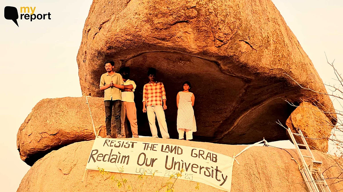<div class="paragraphs"><p>Mushroom Rock, located within the Hyderabad Central University (HCU) campus, is not just a rock formation. It is a cultural, ecological, and nostalgic site for the HCU community—and part of the university's academic, social and environmental fabric.</p></div>